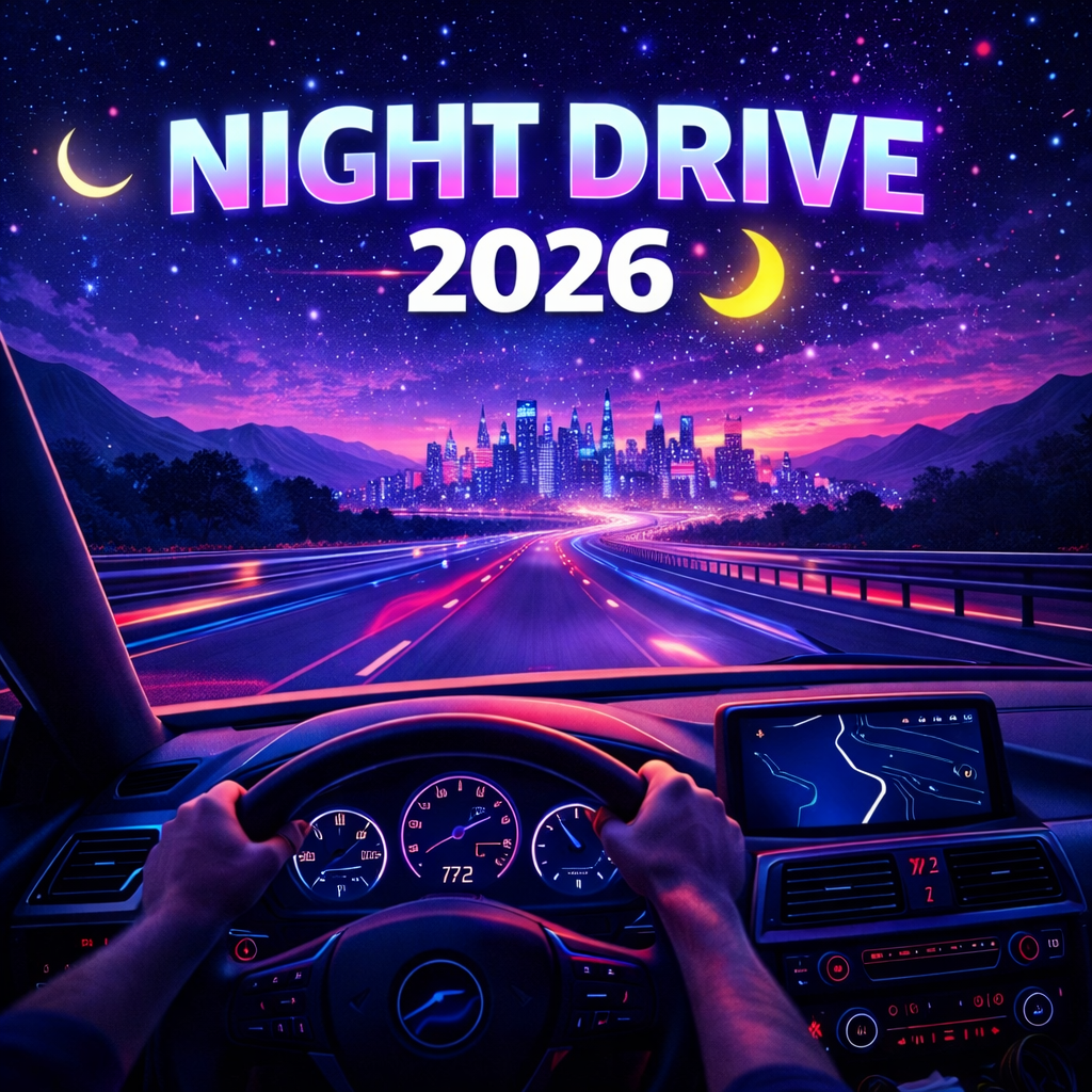 NIGHT DRIVE 2026 🌙 Deep House, Techno, TikTok, Deutschrap, Phonk, Midnight, Car, Lofi, EDM